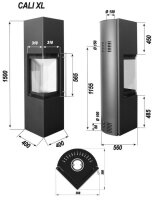 Ausstellungsst&uuml;ck Kaminofen Skanderborg Cali XL DA 6 kW