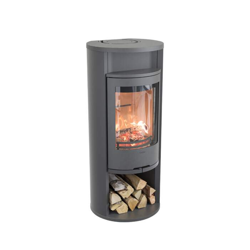 Contura 610 Style, grau oder schwarz und Warmhaltefach, 6 kW