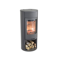 Contura 610 Style, grau oder schwarz und Warmhaltefach, 6 kW