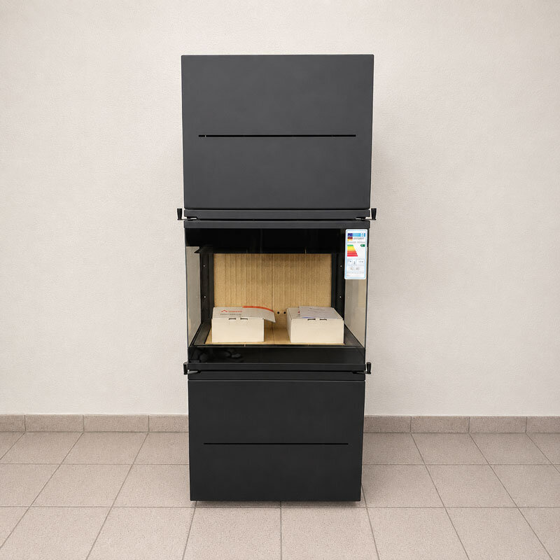 Ausstellungsstück A. Caminetti Scandinavian 65 BH Kaminofen Schwarz 9 kW
