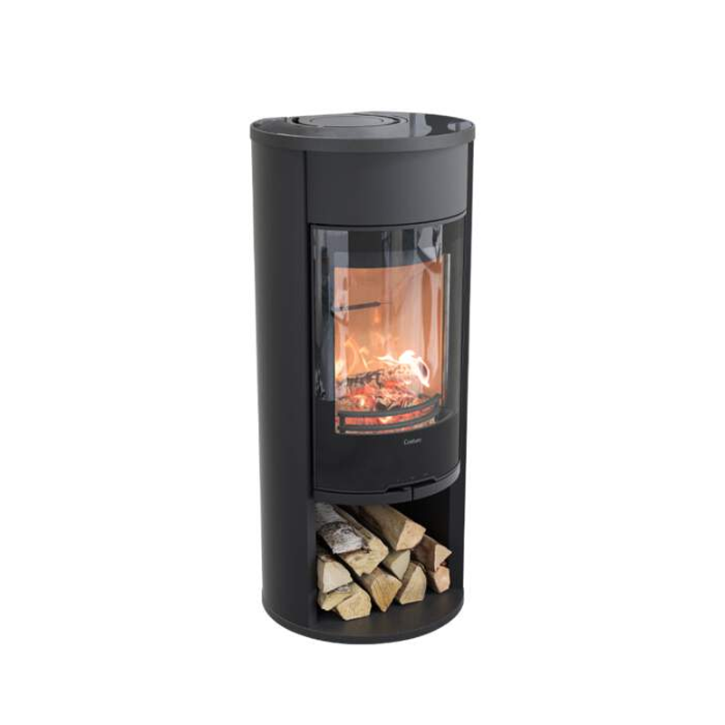 Contura 610G Style schwarz oder weiß, Glasfront und optionales Warmhaltefach 6kW