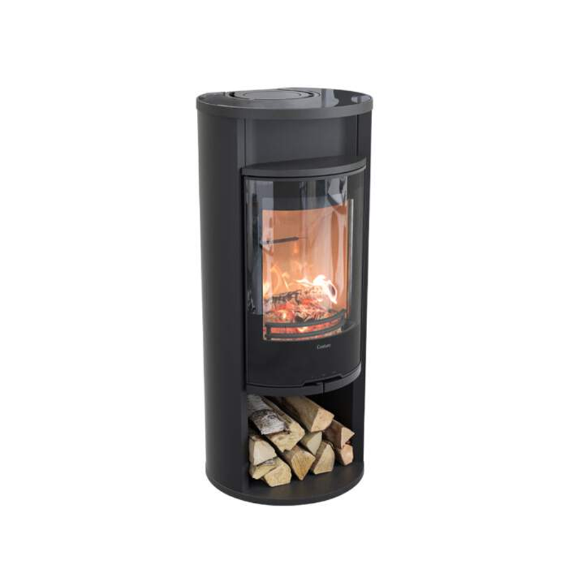 Contura 610G Style schwarz oder weiß, Glasfront und optionales Warmhaltefach 6kW