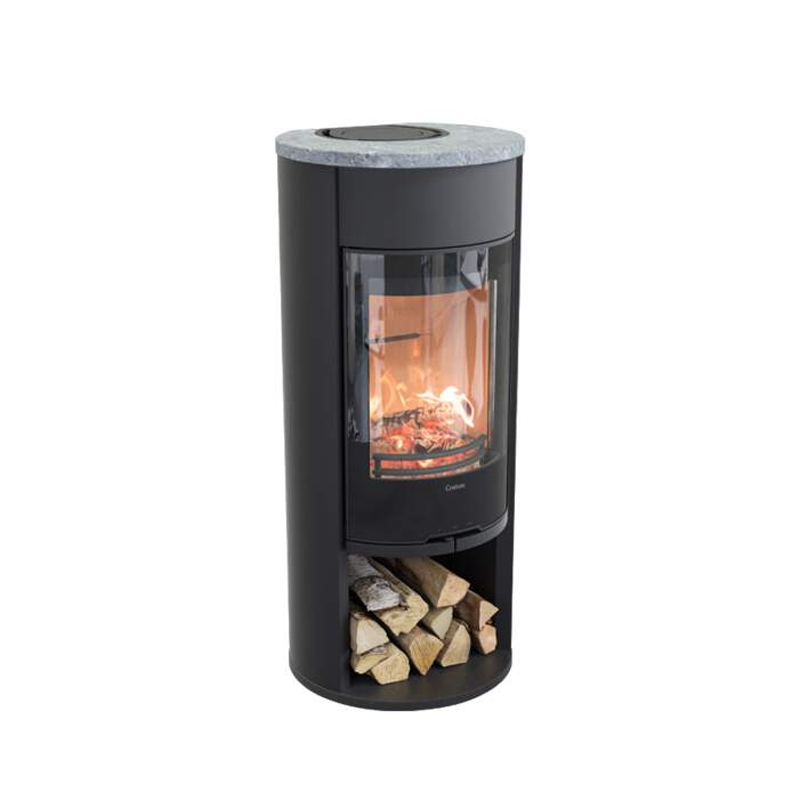 Contura 610G Style schwarz oder weiß, Glasfront und optionales Warmhaltefach 6kW