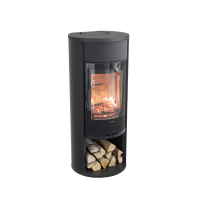 Contura 610G Style schwarz oder weiß, Glasfront und...