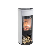 Contura 610G Style schwarz oder wei&szlig;, Glasfront und optionales Warmhaltefach 6kW