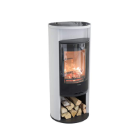 Contura 610G Style schwarz oder wei&szlig;, Glasfront und optionales Warmhaltefach 6kW