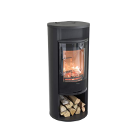 Contura 610G Style schwarz oder wei&szlig;, Glasfront und optionales Warmhaltefach 6kW