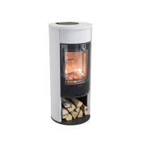 Contura 610G Style schwarz oder wei&szlig;, Glasfront und optionales Warmhaltefach 6kW