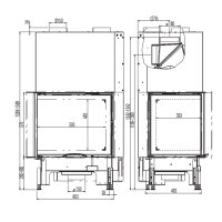 Kamineinsatz Austroflamm 69x49x57 S 2.0