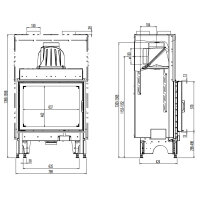 Kamineinsatz Austroflamm 75x57 K 2.0