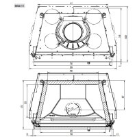 Kamineinsatz Austroflamm 75x57 K 2.0