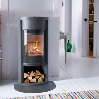 Contura 620G Glasfront schwarz 6kW