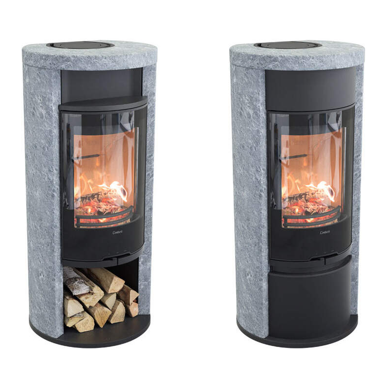 Contura 620 TG Style Glasfront schwarz 6 kW