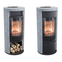 Contura 620 TG Style Glasfront schwarz 6 kW