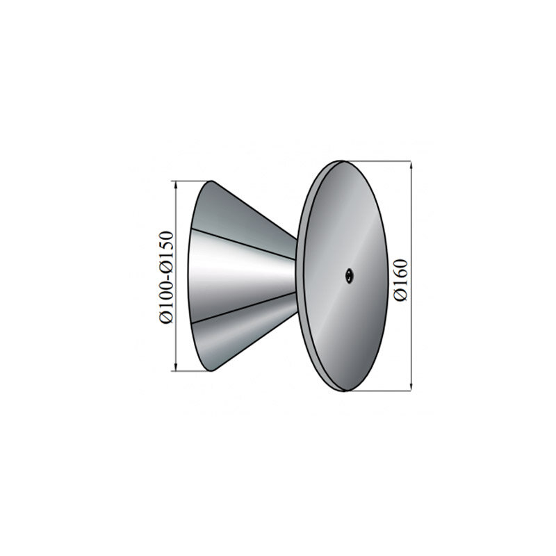 Kaminlochdeckel Ø 100 - 150 mm