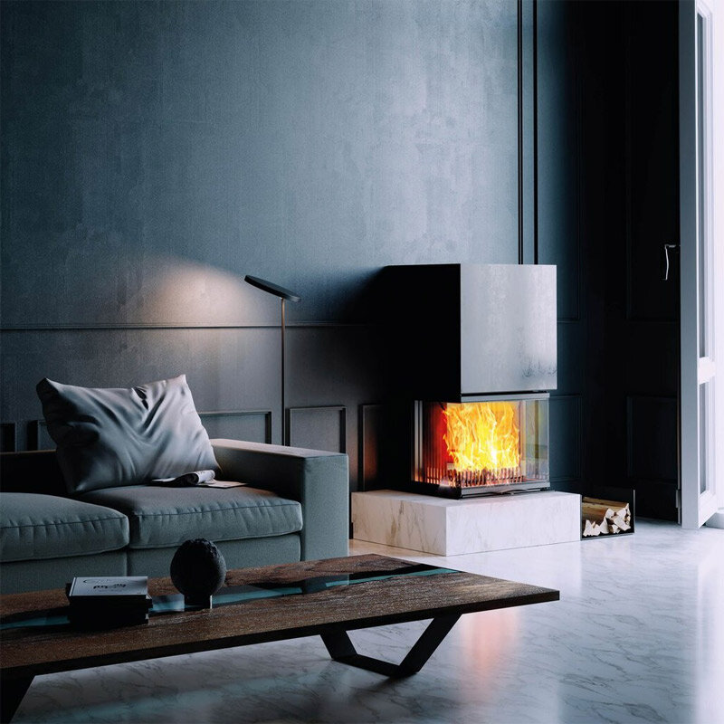 Kamineinsatz Austroflamm Vuur Drie 60 / 12 kW