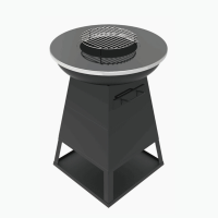 Huahaus Counter 58 Plancha Feuerstelle mit Grillplatte