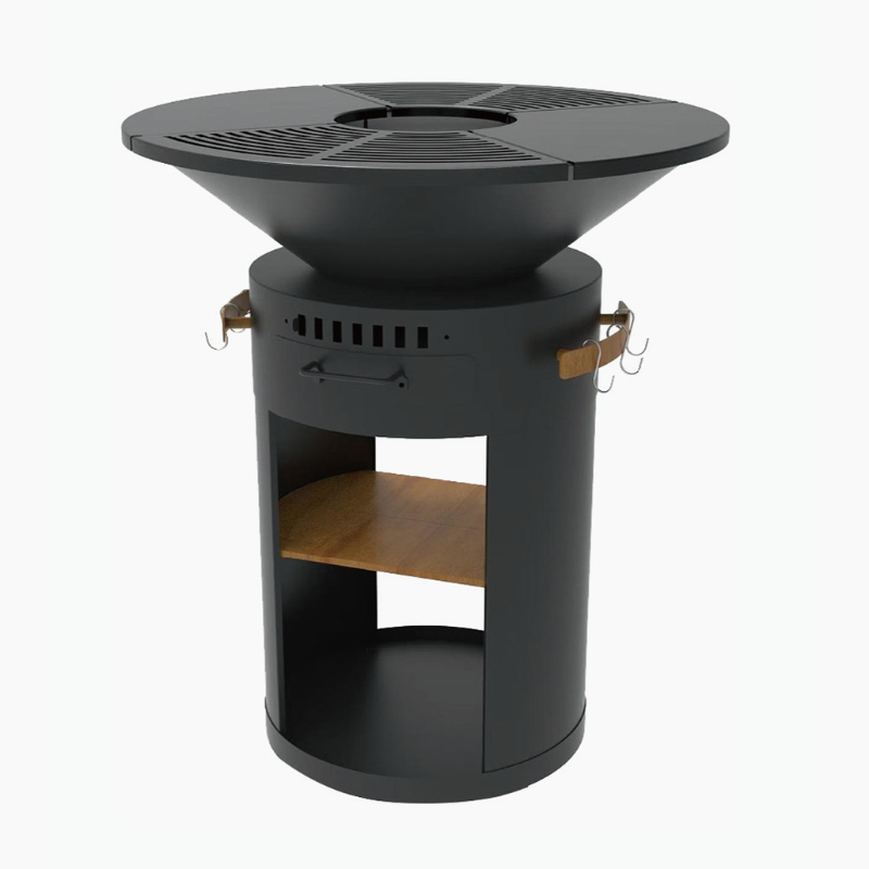 Huahaus Counter 80 Plancha Feuerstelle mit Grillplatte