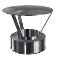 Doppelwandige Edelstahlschornstein Regenhaube mit...