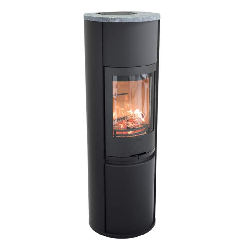 Contura 690 Style Gusseisentür, grau oder schwarz 6 kW