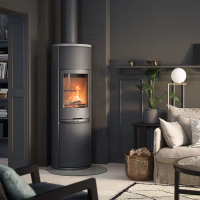Contura 690 Style Gusseisent&uuml;r, grau oder schwarz 6 kW