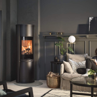 Contura 690G Style Glasfront, schwarz oder wei&szlig;, 6kW