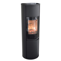 Contura 690G Style Glasfront, schwarz oder wei&szlig;, 6kW
