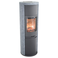 Contura 690T Style Gusseisent&uuml;r, schwarz oder grau, 6kW