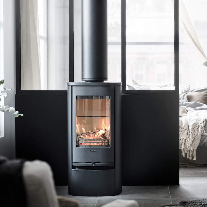 Contura 810 Style Gusseisentür, schwarz oder grau