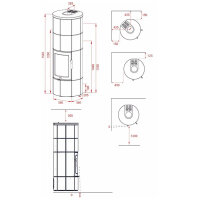 Kaminofen Lotus Maestro 2 ecoLine mit 6,7 kW in verschiedenen Ausf&uuml;hrungen