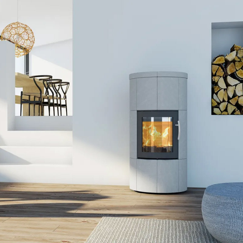 Kaminofen Lotus M1 5,9 kW - wählbare Seitenverkleidungen