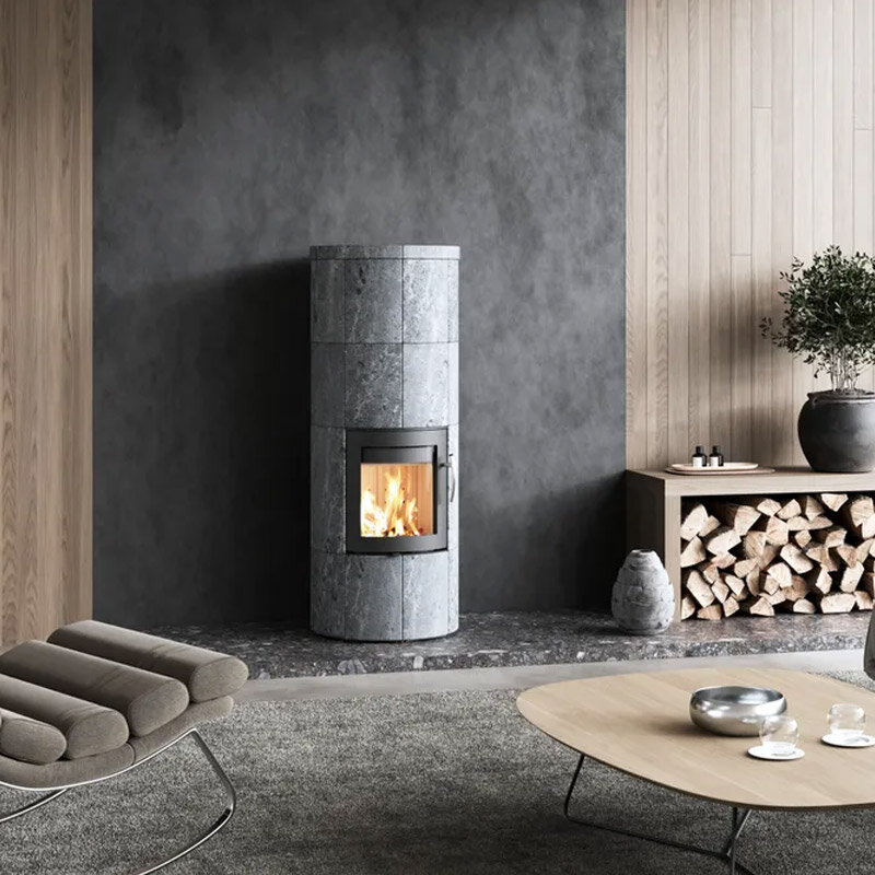 Kaminofen Lotus M2 5,9 kW - wählbare Seitenverkleidungen