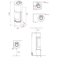 Kaminofen Lotus Orbis 3 mit 5 kW &ndash; erh&auml;ltlich in mehreren Ausf&uuml;hrungen
