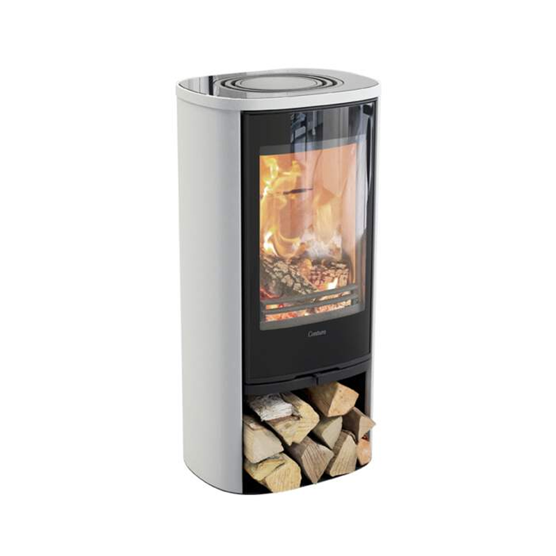 Contura 810G Style schwarz oder weiß, Glasfront 6kW