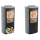Contura 820TG Style Speckstein, schwarz, Glasfront 5kW