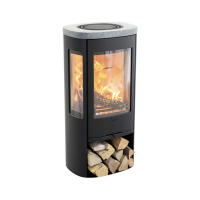 Contura 856 Style grau oder schwarz, Gusseisent&uuml;r 6kW