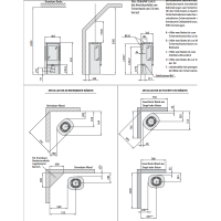 Contura 856 Style grau oder schwarz, Gusseisent&uuml;r 6kW