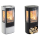 Contura 856G Style, schwarz oder wei&szlig;, Glasfront 6kW