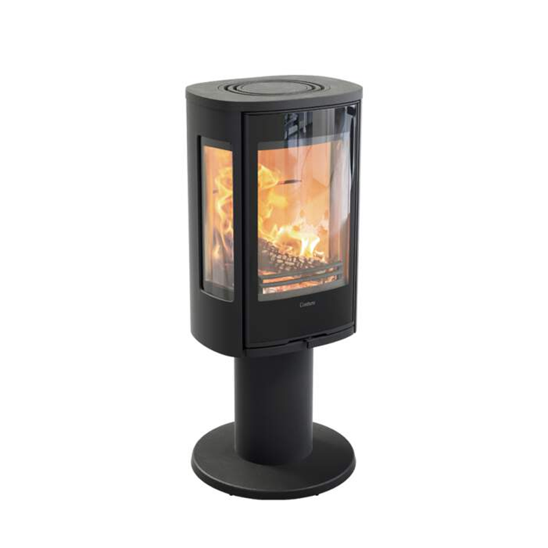 Contura 886G Style schwarz oder weiß, Glasfront 6kW