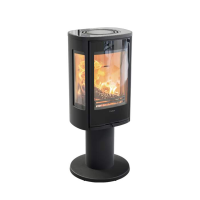 Contura 886G Style schwarz oder wei&szlig;, Glasfront 6kW