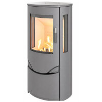 Kaminofen Lotus Prio 6 mit 7 kW und dreiseitiger Verglasung