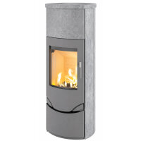 Kaminofen Lotus Prio M mit 7 kW &ndash; w&auml;hlbare Verglasung und Verkleidung