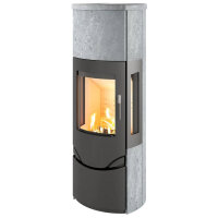Kaminofen Lotus Prio M mit 7 kW &ndash; w&auml;hlbare Verglasung und Verkleidung