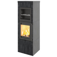 Kaminofen Lotus QM40 mit 5,7 kW und Warmhaltefach –...