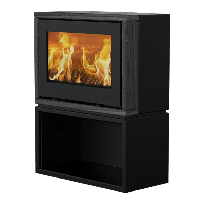 Kaminofen Lotus Style 370 mit 5,8 kW – wählbarer Rahmen