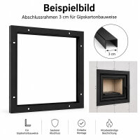 Abschlussrahmen 3 cm für Gipskartonbauweise