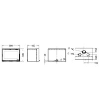 Kamineinsatz Thermorossi Skyline 490 mit 9,3 kW