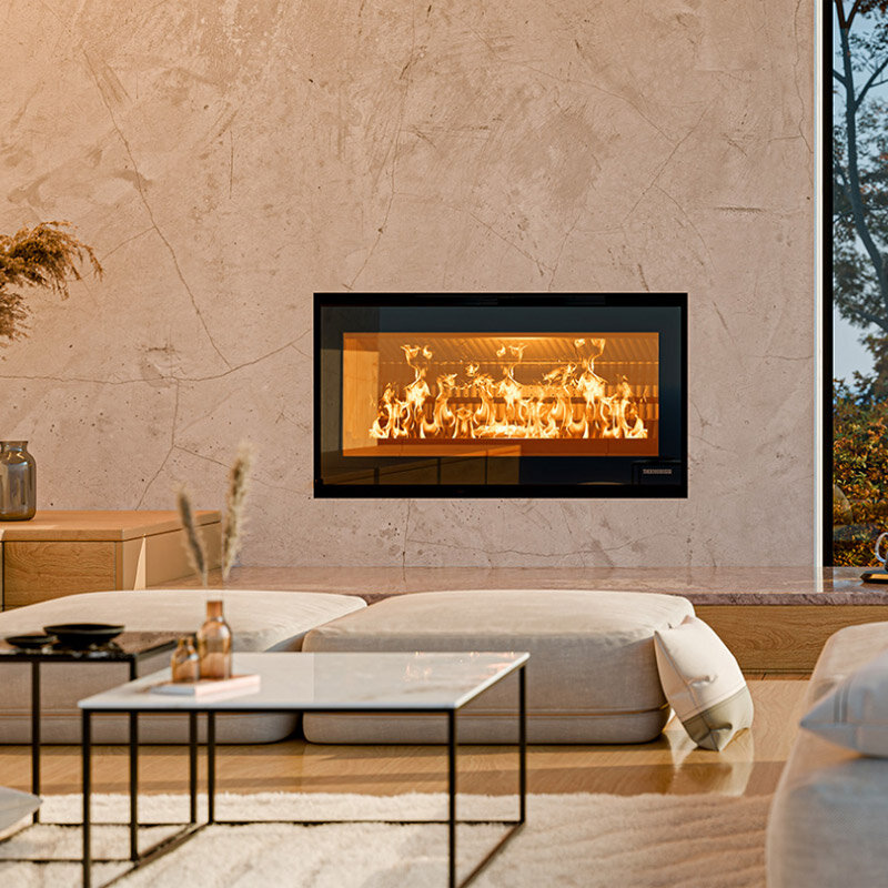 Kamineinsatz Thermorossi Skyline 1000 mit 10,6 kW
