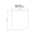 HETA Glasbodenplatte Classic 920 x 1042 mm