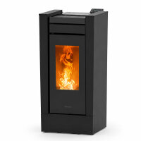 Kaminofen Thermorossi Creo Wood mit Stahlverkleidung